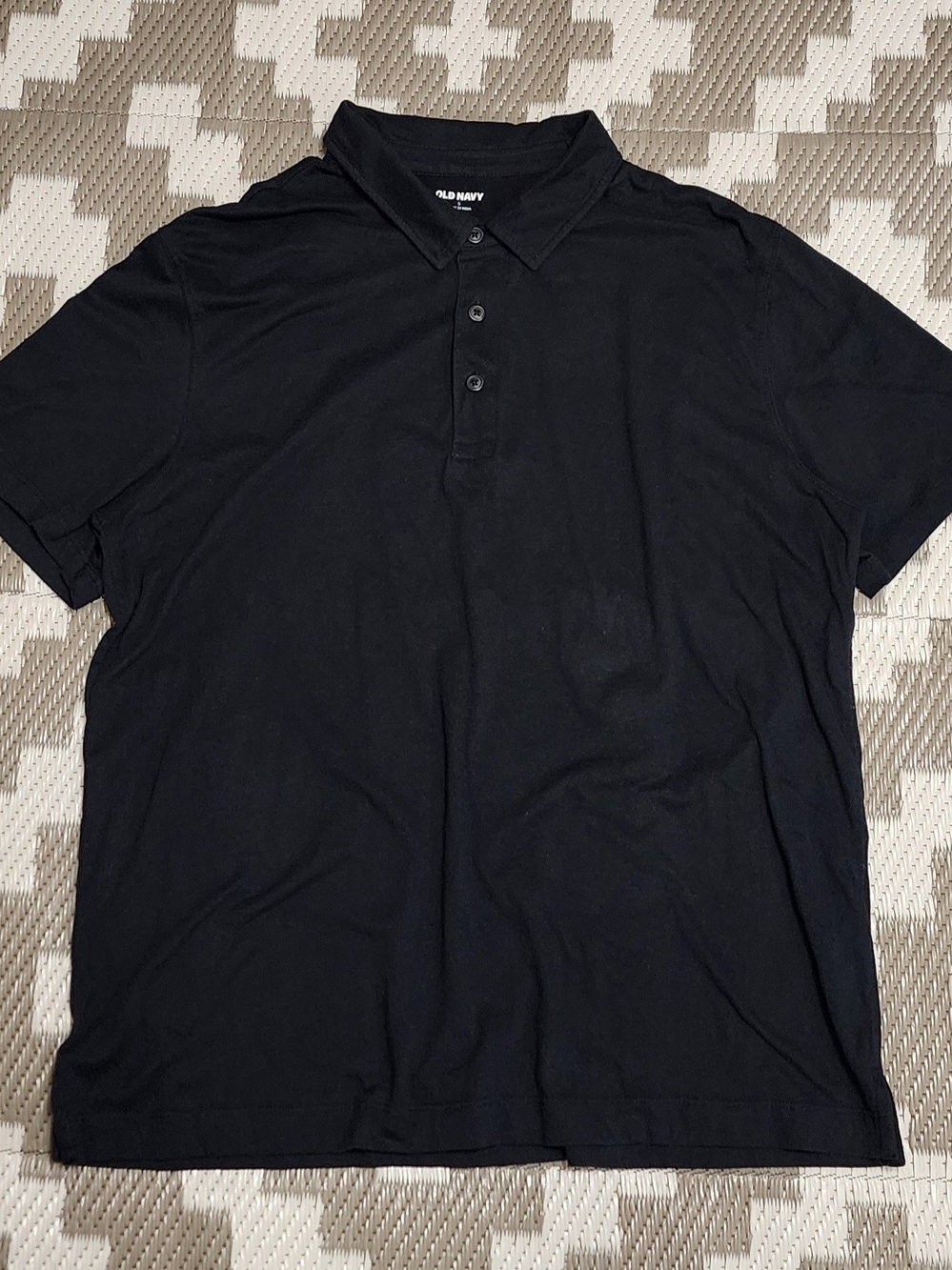Old Navy Men's Black Polo Shirt